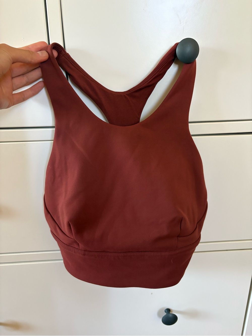 Lululemon Wunder Train Longline Sports Bra - Date Brown